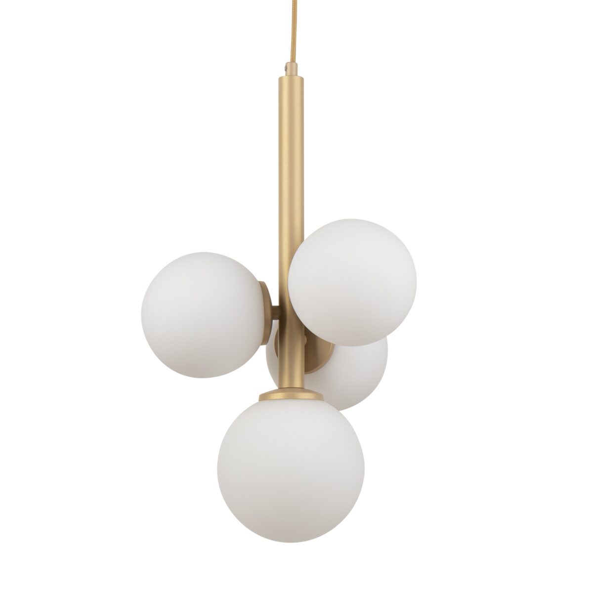 Lampa wisząca w stylu modern classic PERLA 4 złoty beż, 4 × G9 – Sigma Lighting 33606 - obrazek 2