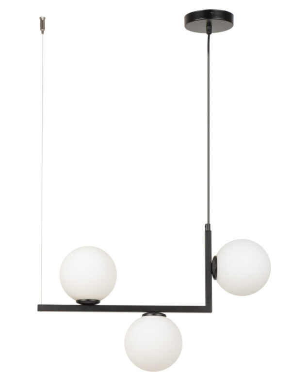 Lampa wisząca nowoczesna ANDY 3 czarny, 3 × G9 – Sigma Lighting 33609
