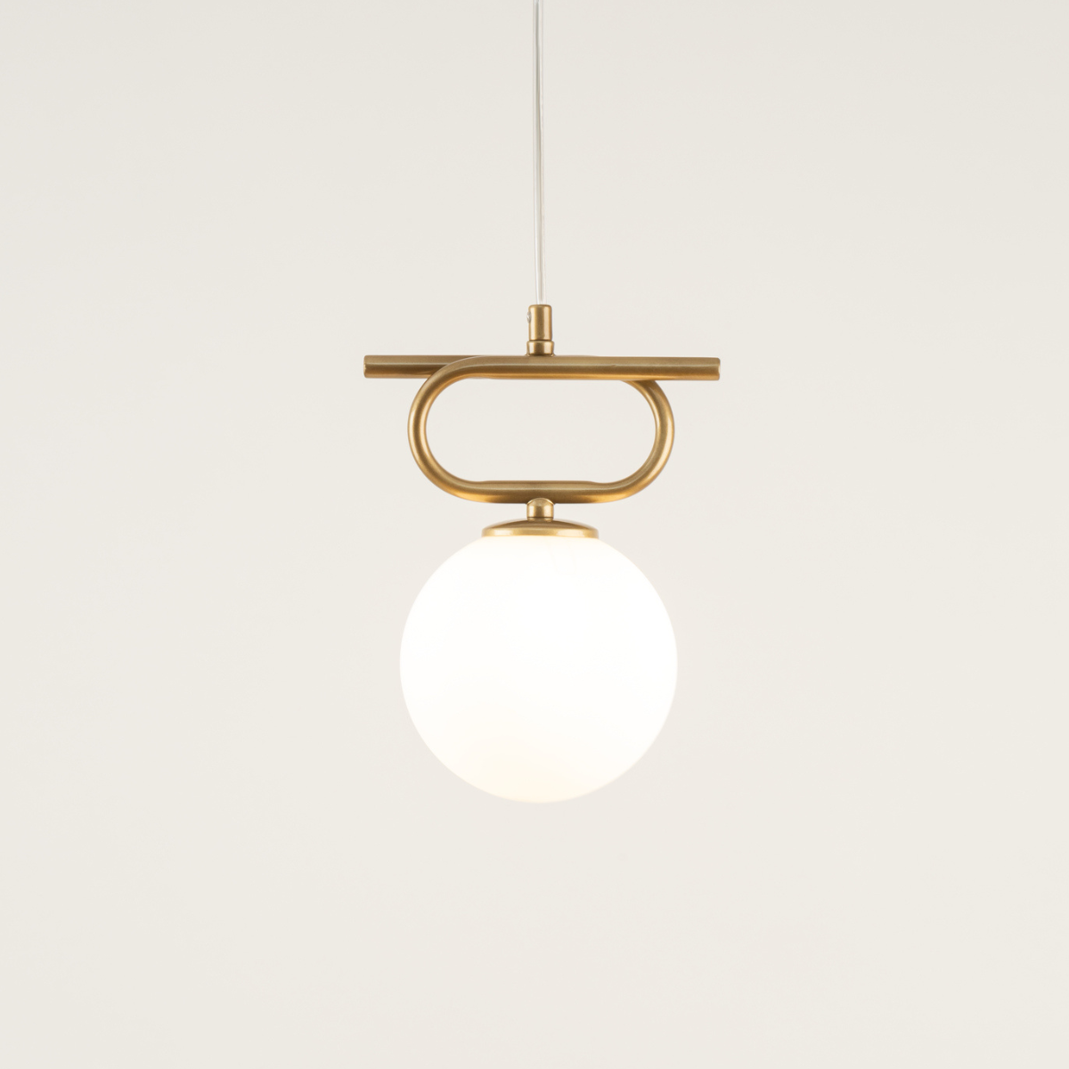 Lampa wisząca w stylu glamour TES 1 złoty, 1 × G9 – Sigma Lighting 33631 - obrazek 2