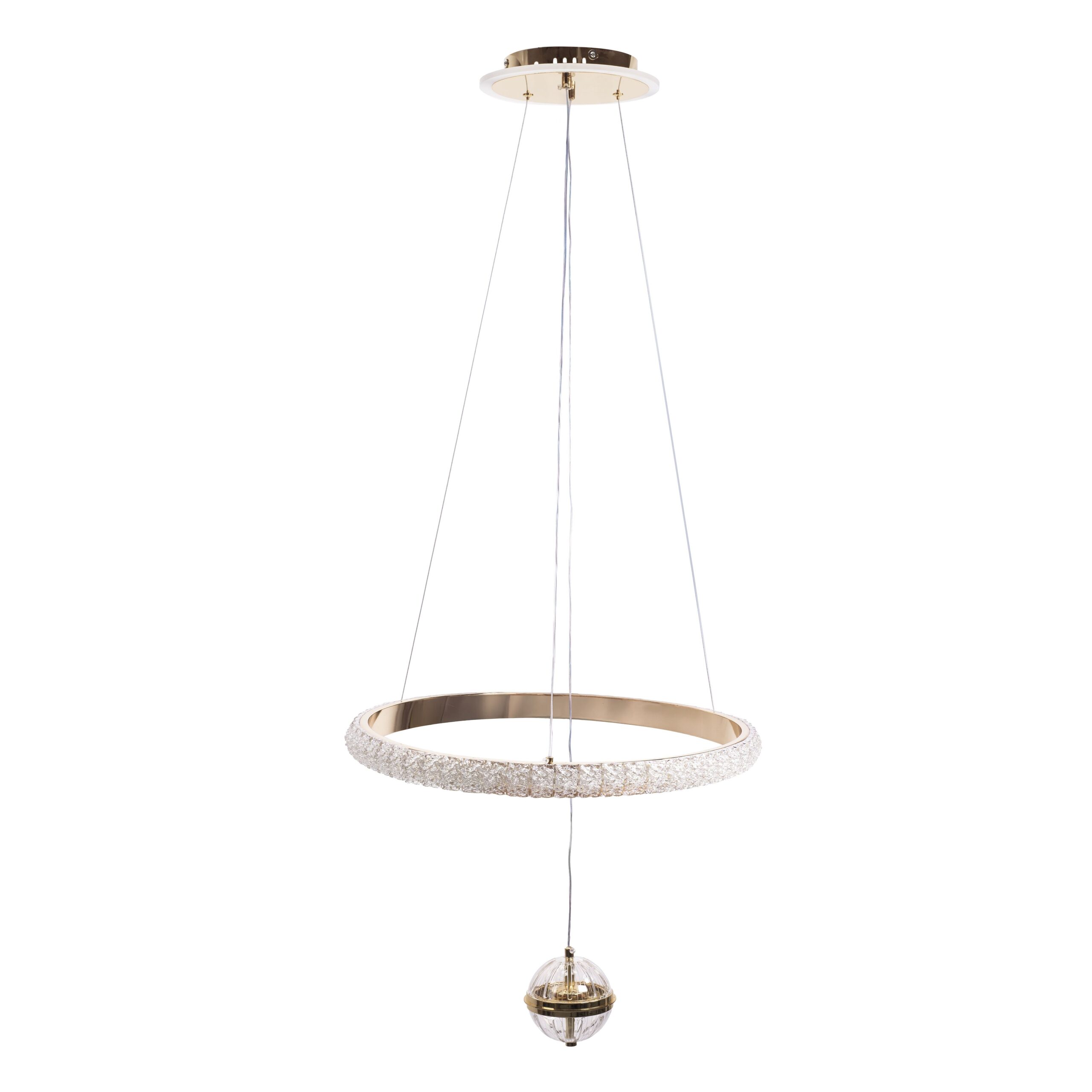 LAMPA SUFITOWA WISZĄCA G142-CP 50cm Złota