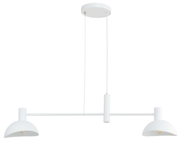 Lampa wisząca nowoczesna ARTIS 2 biały, 2 × E14 – Sigma Lighting 40526