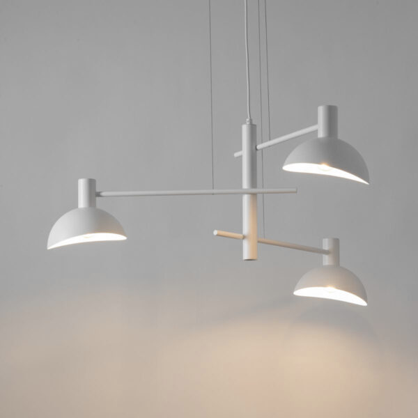 Lampa wisząca nowoczesna ARTIS 3 biały, 3 × E14 – Sigma Lighting 40528