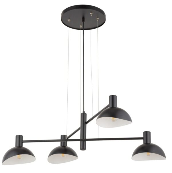 Lampa wisząca nowoczesna ARTIS 4 czarny, 4 × E14 – Sigma Lighting 40529