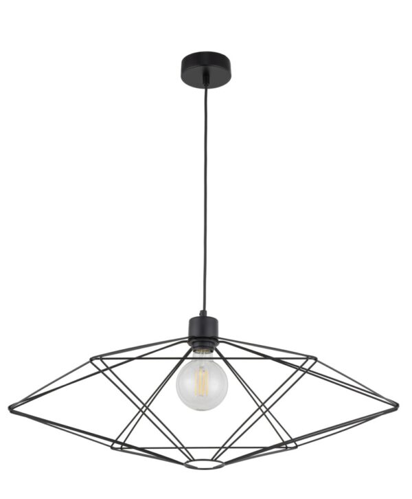 Lampa wisząca nowoczesna VARIO L czarny, 1 × E27 – Sigma Lighting 40555