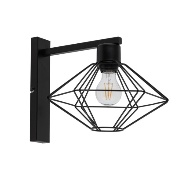 Kinkiet nowoczesny VARIO czarny, 1 × E27 – Sigma Lighting 40564