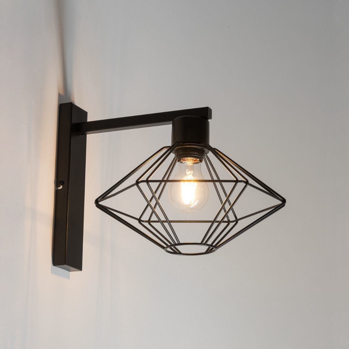 Kinkiet nowoczesny VARIO czarny, 1 × E27 – Sigma Lighting 40564 - obrazek 2