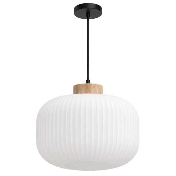 Lampa wisząca z białym kloszem APP1069-CP