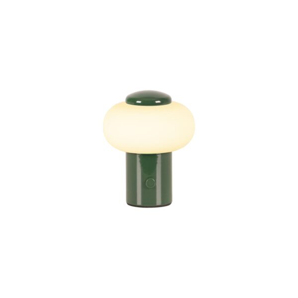 Lampa stołowa nowoczesna Lucide GUSTAV — zielona, LED 0.8 W, Ø 8 cm — 44520/01/33
