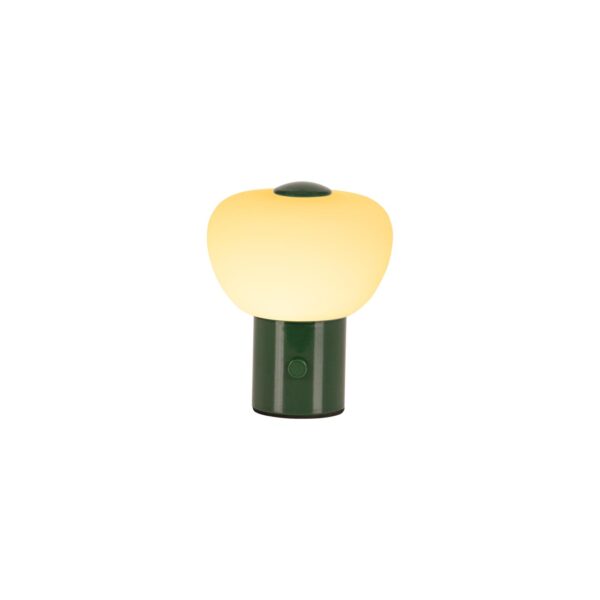 Lampa stołowa nowoczesna Lucide GUSTAV — zielona, LED 0.8 W, Ø 8 cm — 44521/01/33