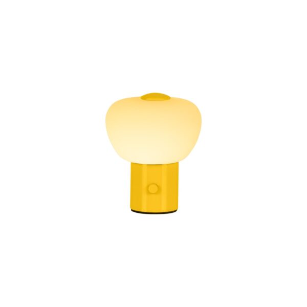 Lampa stołowa nowoczesna Lucide GUSTAV — żółta, LED 0.8 W, Ø 8 cm — 44521/01/34