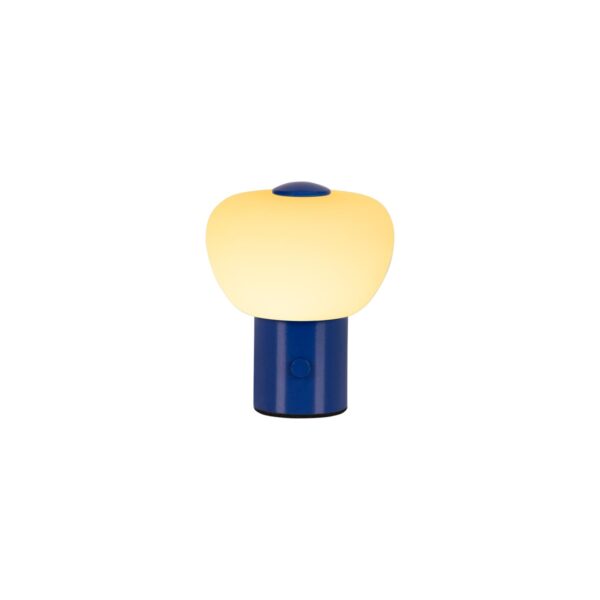 Lampa stołowa nowoczesna Lucide GUSTAV — niebieska, LED 0.8 W, Ø 8 cm — 44521/01/35