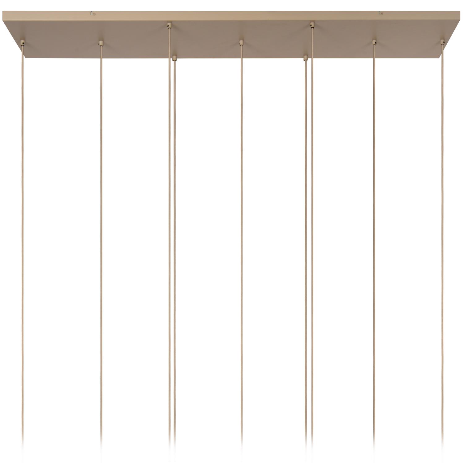 Lampa wisząca nowoczesna Lucide LAMBRES — beżowa, E27 + GU10 — 45410/09/41 - obrazek 6