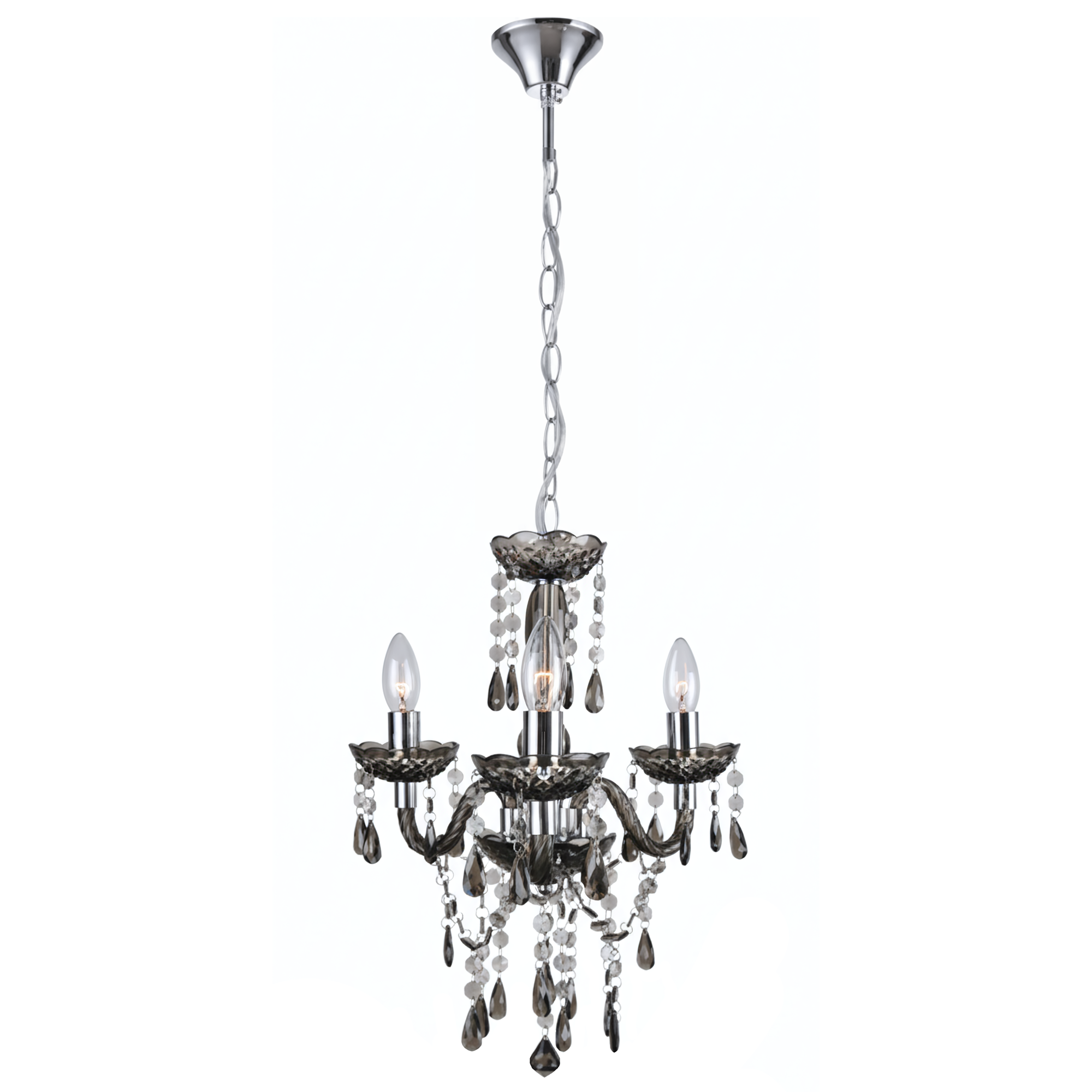 LAMPA SUFITOWA WISZĄCA EBT007-3CP GREY