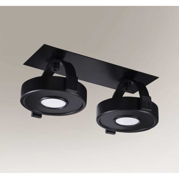 Reflektor sufitowy Antigo SAKURA B IL – czarny, LED, 3000 K – 7297