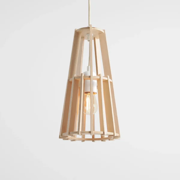 Lampa wisząca w stylu eko Aldex FERB S 993G_S naturalna 1×E27