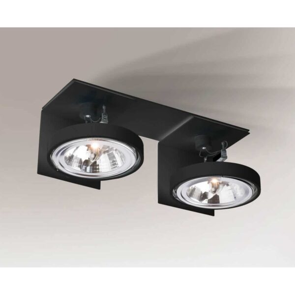Reflektor sufitowy Antigo HAMADA B – czarny – 7242