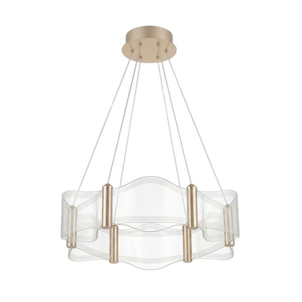LAMPA SUFITOWA WISZĄCA G151-CP ZŁOTA