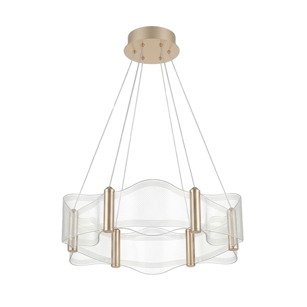 LAMPA SUFITOWA WISZĄCA G151-CP ZŁOTA