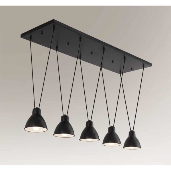 Lampa wisząca Antigo MASAMI – czarna, E27 – 7950