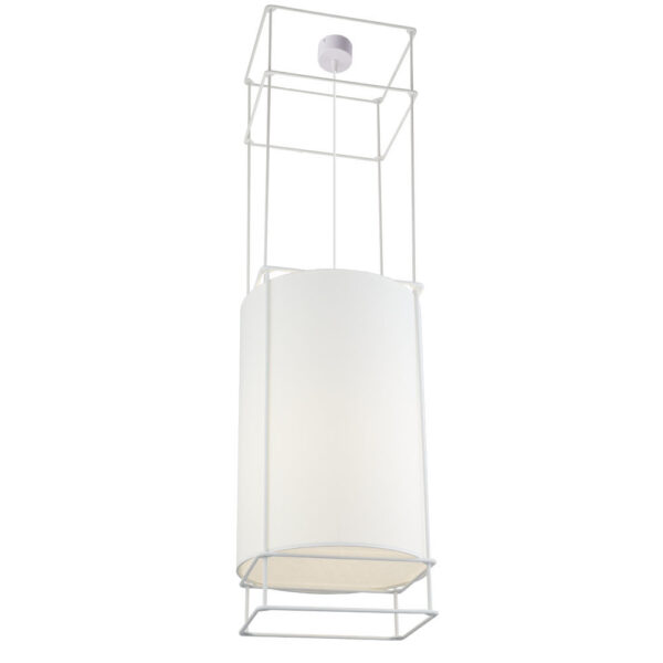 Lampa wisząca loftowa Antigo PAA – biała – 9555