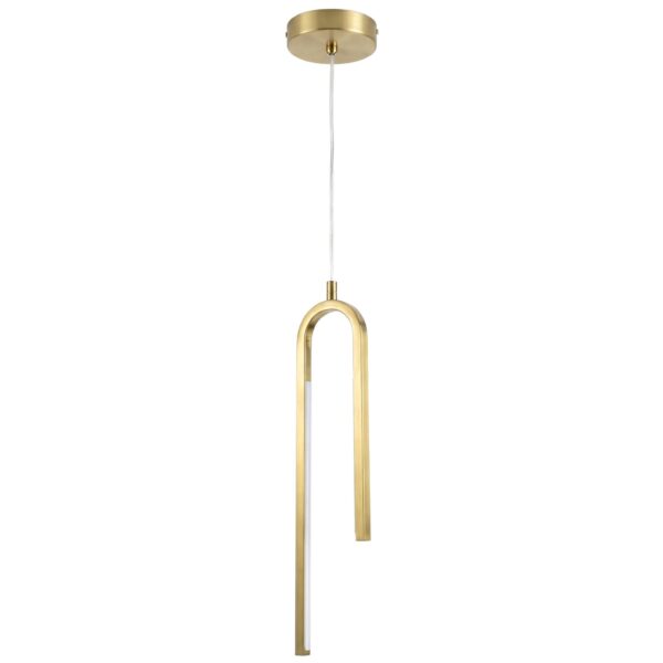 Lampa wisząca LED APP1803-CP Złota Szczotkowana