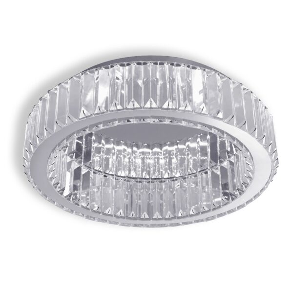 LAMPA KRYSZTAŁOWA PLAFON APP1742-C 40 cm CHROM