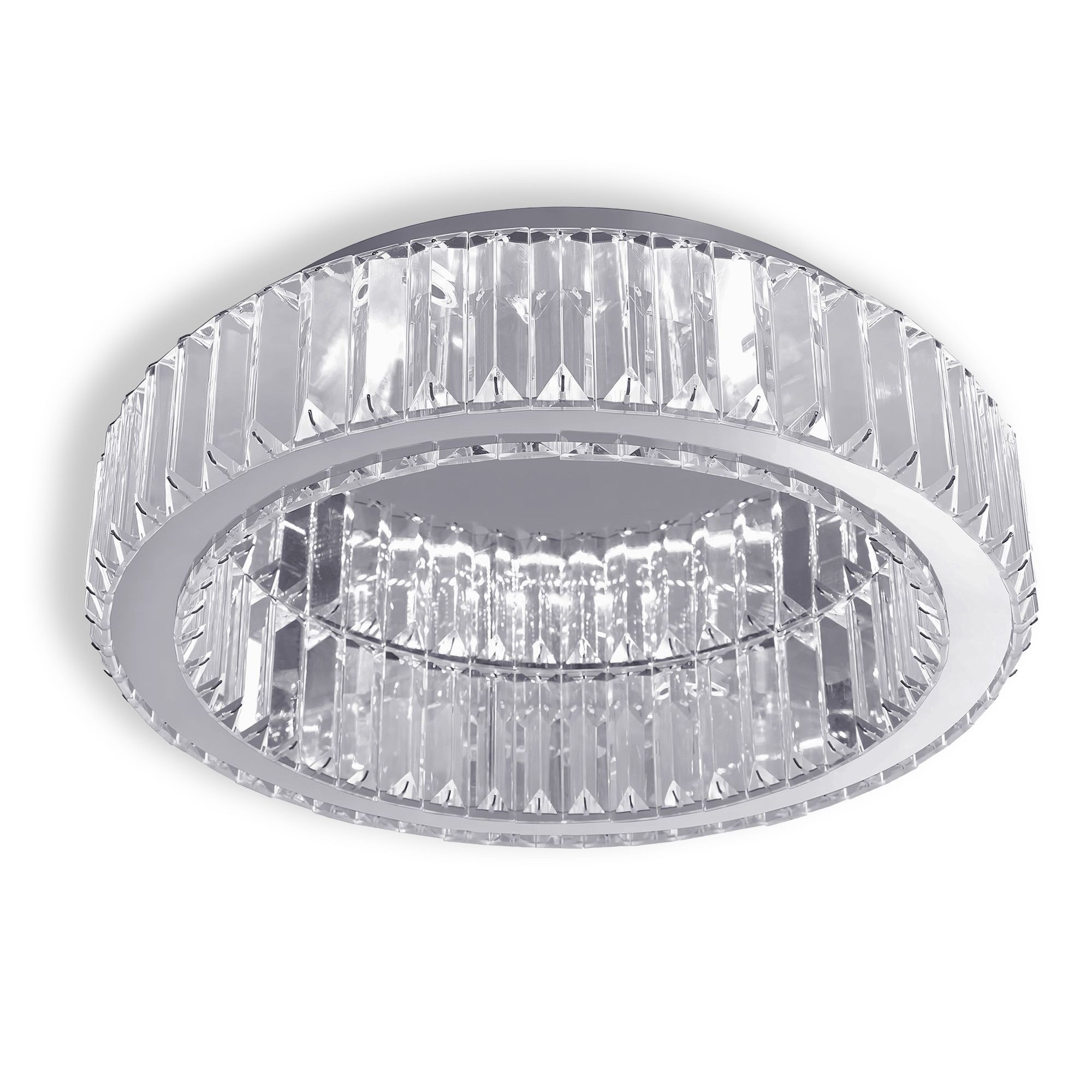 LAMPA KRYSZTAŁOWA PLAFON APP1742-C 40 cm CHROM