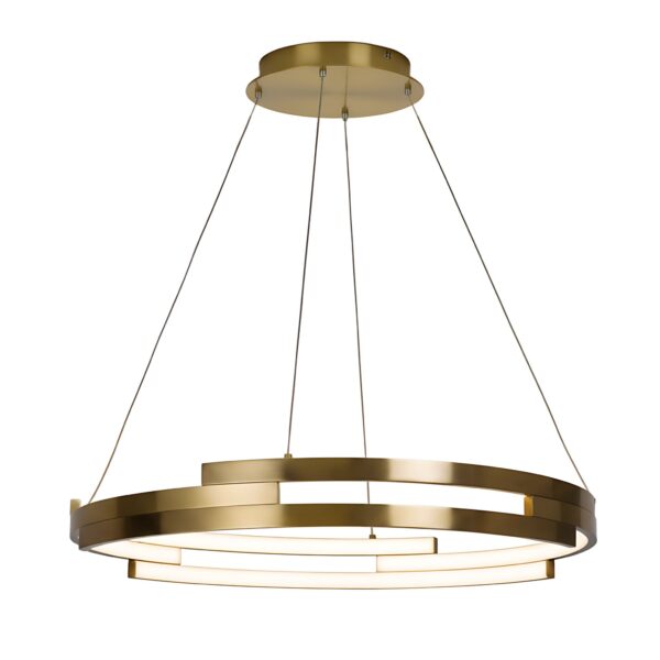 LAMPA SUFITOWA WISZĄCA G127-CP 50cm Złota