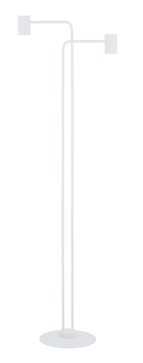 Lampa podłogowa minimalistyczna LUIS biały, 2 × GU10 – Sigma Lighting 50356