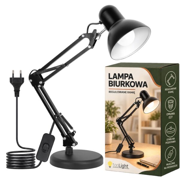 Lampka biurkowa JNH042-1TD Czarna