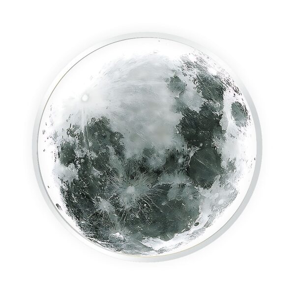 Lampa sufitowa APP1806-CW Moon plafon LED BIAŁA