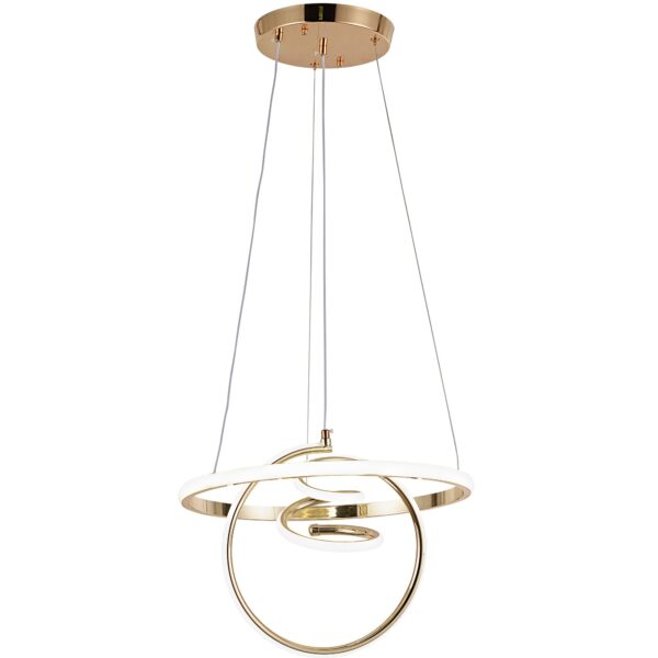 LAMPA WISZĄCA LED G066-CP Złota