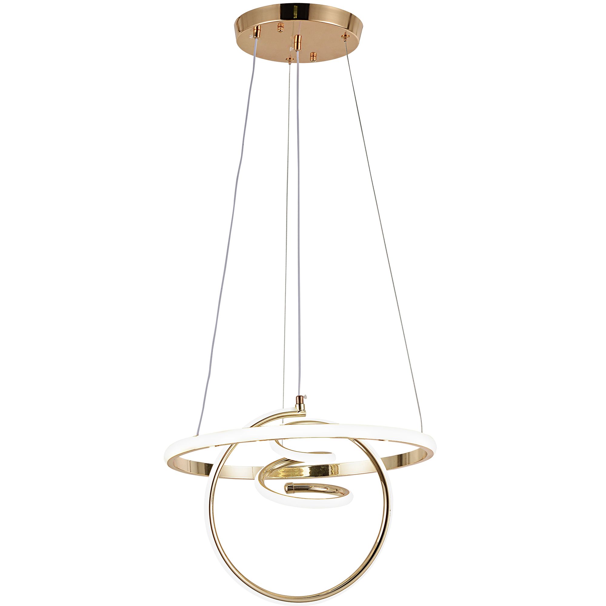 LAMPA WISZĄCA LED G066-CP Złota
