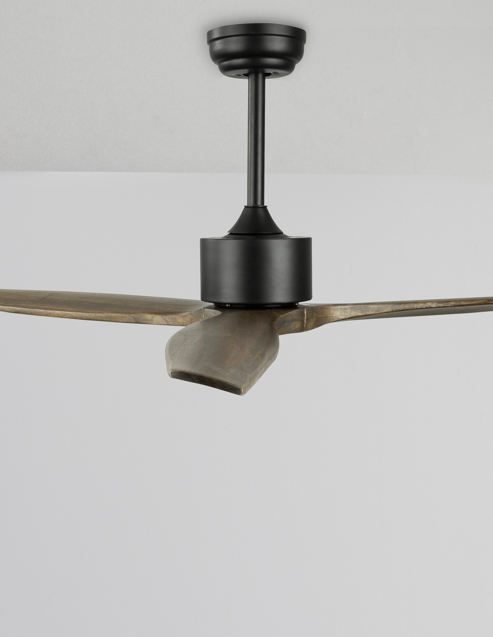 Wentylator sufitowy nowoczesny Luces Exclusivas ABRAHAM, czarno-brązowy, Ø 132 cm – LE43740 - obrazek 5