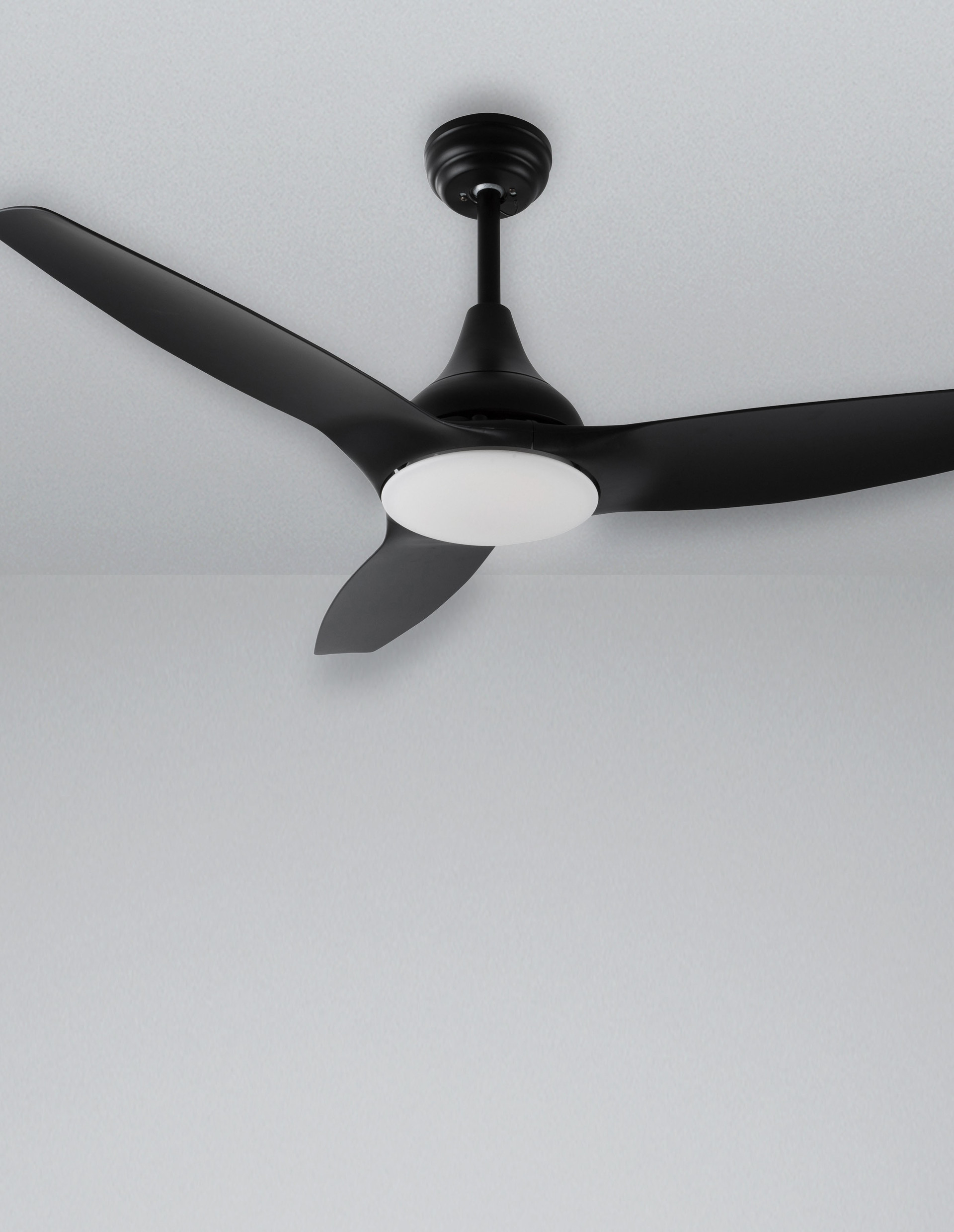 Wentylator sufitowy z oświetleniem nowoczesny Luces Exclusivas SAGUNTO, czarny, LED 18 W 3000 K, Ø 122 cm – LE42550 - obrazek 6
