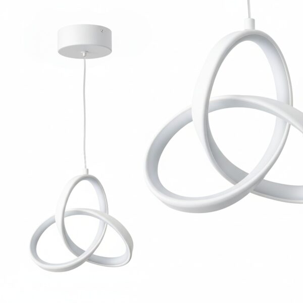 LAMPA SUFITOWA WISZĄCA LED APP1783-CP BIAŁA