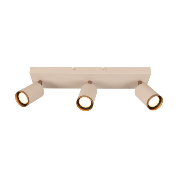 Spot sufitowy nowoczesny Lucide REGINA — taupe, 3×GU10 — 53914/03/41