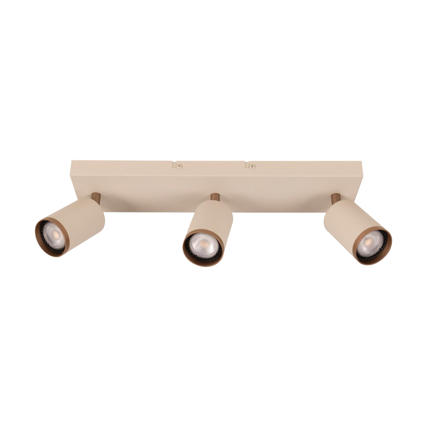 Spot sufitowy nowoczesny Lucide REGINA — taupe, 3×GU10 — 53914/03/41 - obrazek 2