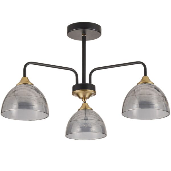LAMPA SUFITOWA WISZĄCA G084-3C BLACK GREY