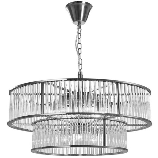 Lampa kryształowa wisząca APP1563-8CP chrom