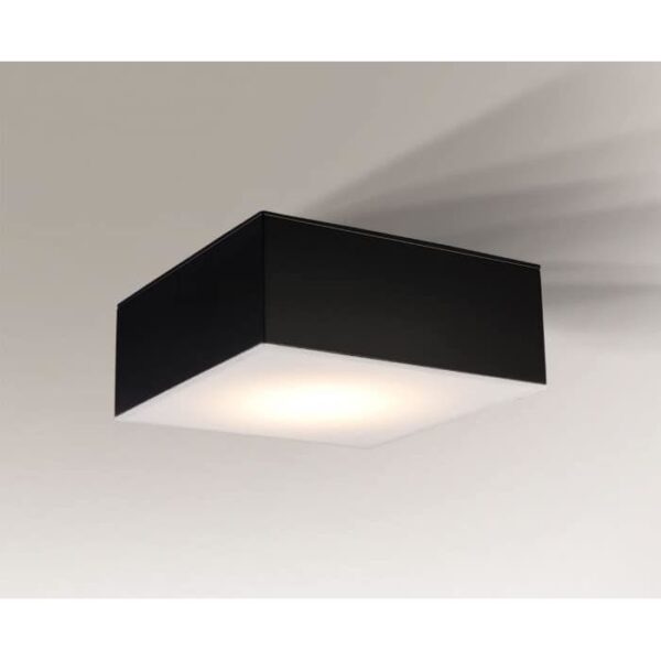 Lampa sufitowa nowoczesna Antigo ZAMA IP – czarna, 1 × GX53 – 8063
