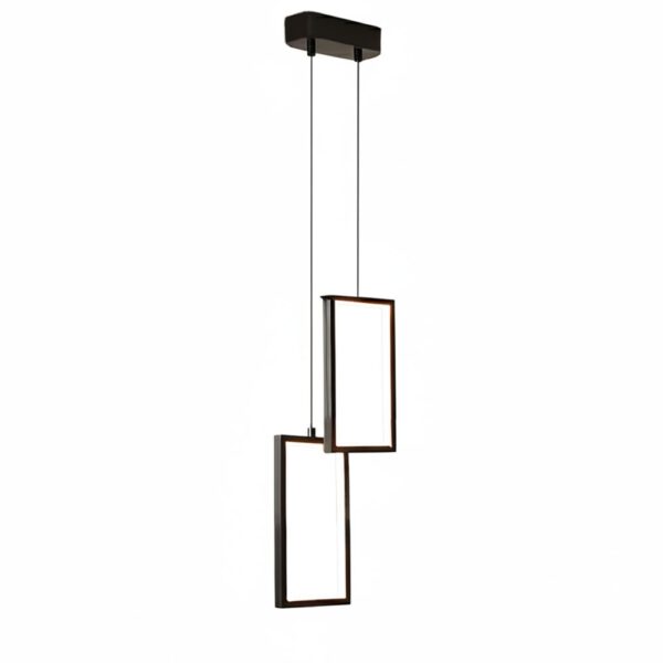 LAMPA SUFITOWA WISZĄCA LED LHJ085-2CP CZARNA