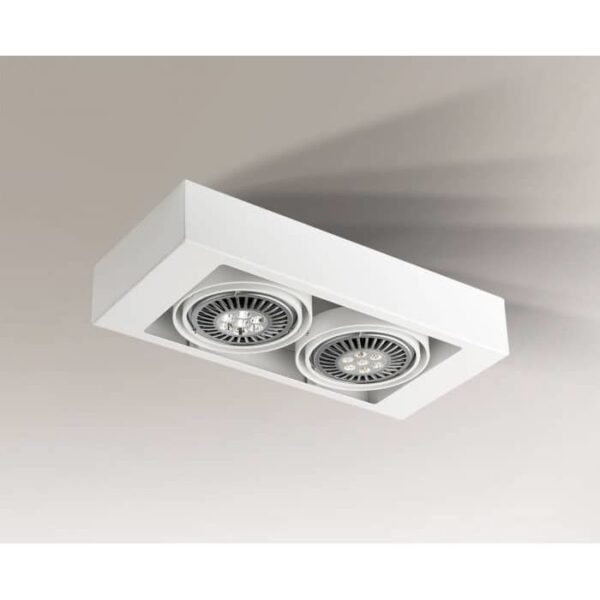 Lampa sufitowa nowoczesna Antigo KOGA – biała – 7123