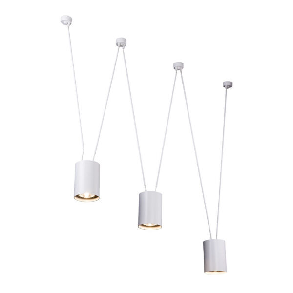 Lampa wisząca nowoczesna Antigo VIWIN – biała – 9571