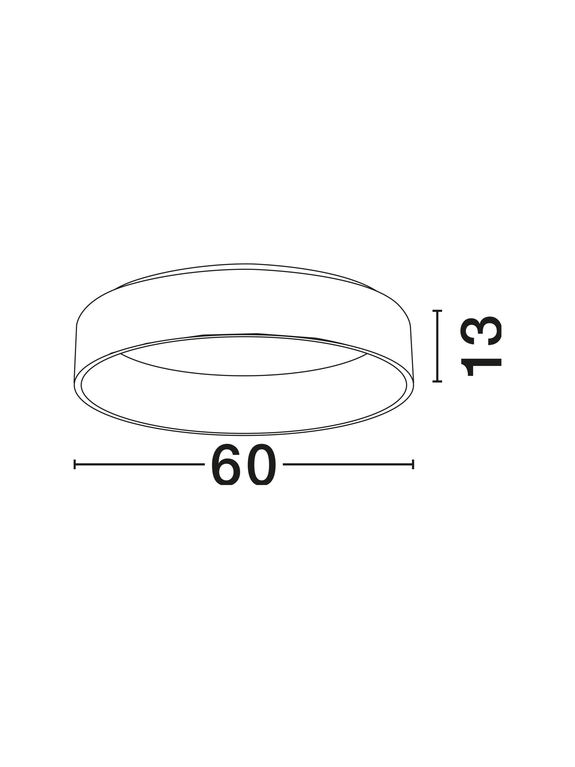 Plafon nowoczesny Luces Exclusivas TOME SMART, biały, LED 42 W 3000 K, Ø 60 cm – LE41545 - obrazek 3