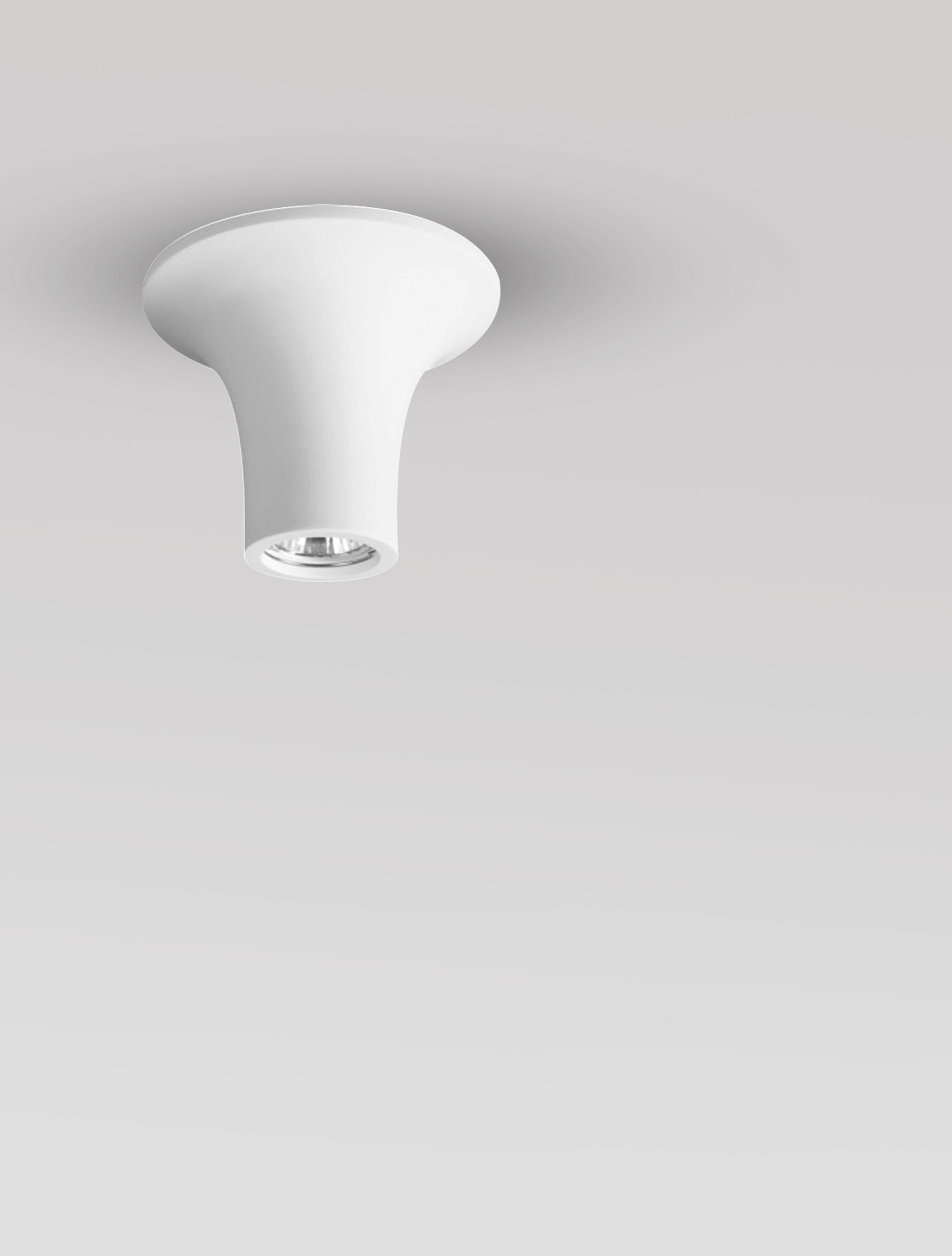 Reflektor sufitowy minimalistyczny Luces Exclusivas ELDORADO, biały, 1 × GU10, Ø 6,8 cm – LE61505