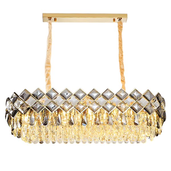 Lampa kryształowa wisząca APP1539-12CP80 Gold