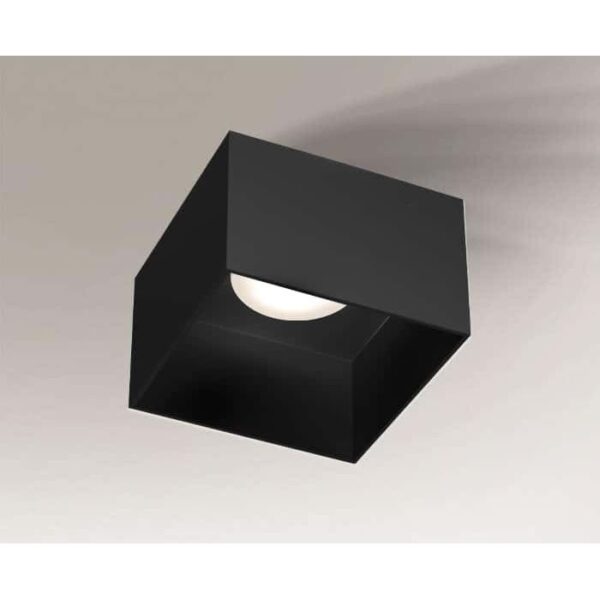Lampa sufitowa nowoczesna Antigo KONAN – czarna, 1 × GX53 – 1147