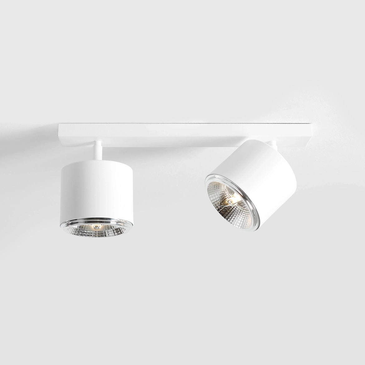 Plafon minimalistyczny Aldex BOT 2 1046PL_H biały 2×GU10 - obrazek 2