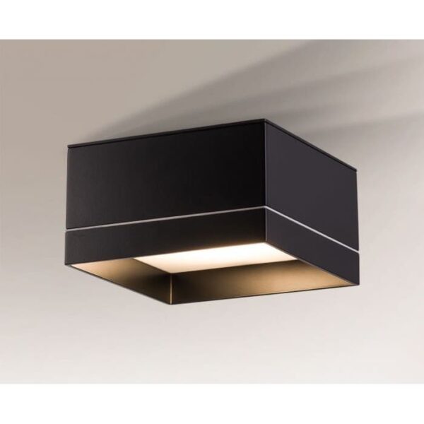 Lampa sufitowa nowoczesna Antigo TOSA – czarna, LED, 3000 K – 7069